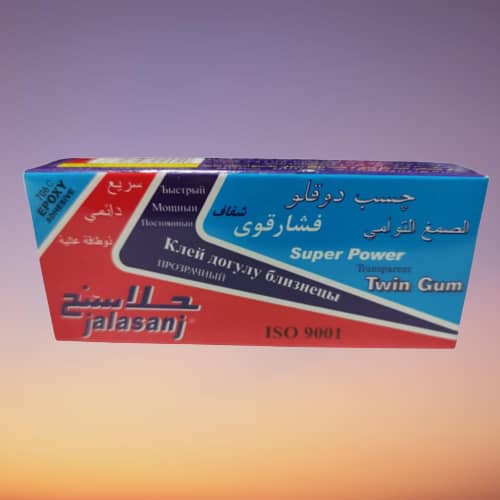 چسب دوقلو شفاف 16 گرمی جلاسنج